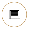 Storage Brown Circle icon